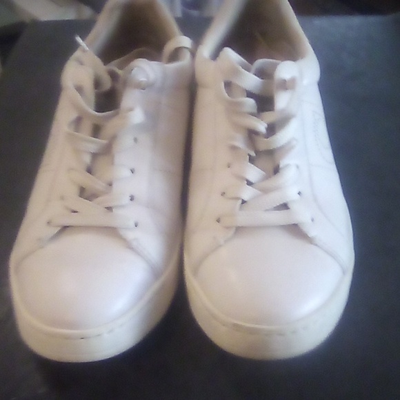 Coach sneakers size 5.1/2 tan and brown,carefully worn leather - Picture 4 of 5